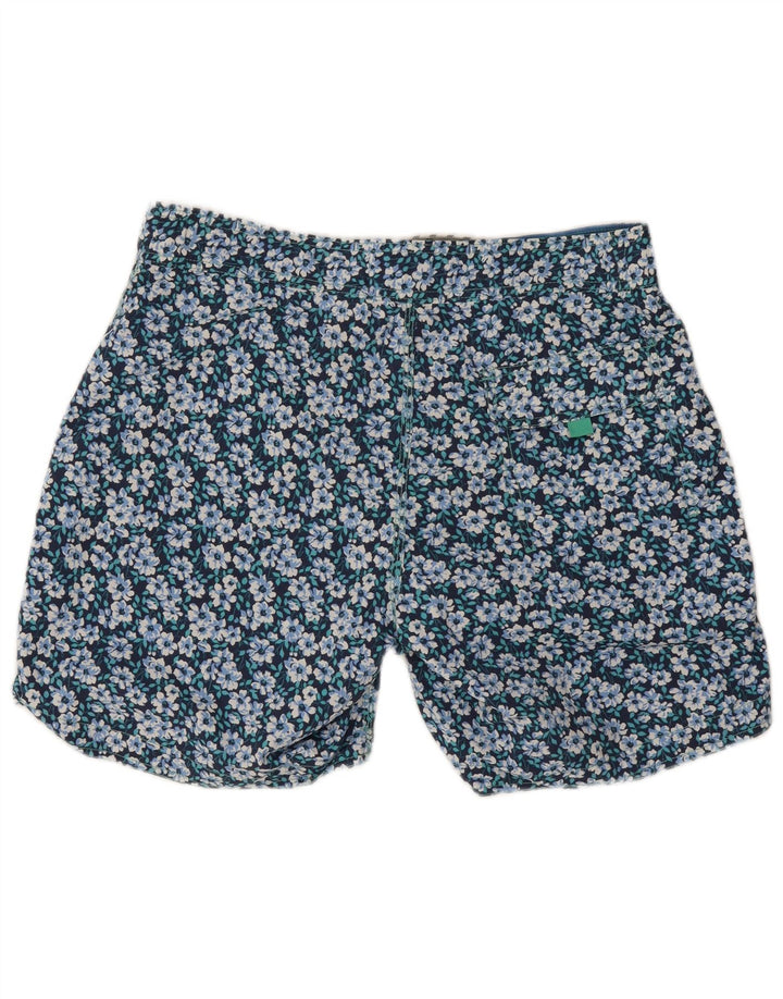 Pantaloni scurți de înot Boden pentru bărbați, nailon mare, albastru, floral
