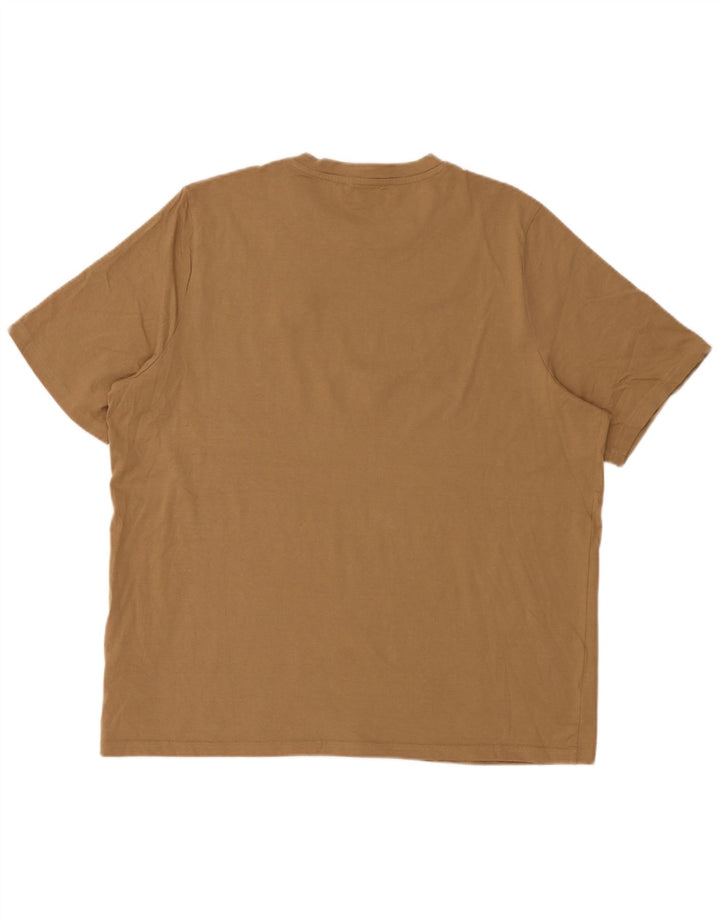 Tricou pentru bărbați Puma Top 2XL Bej Bumbac