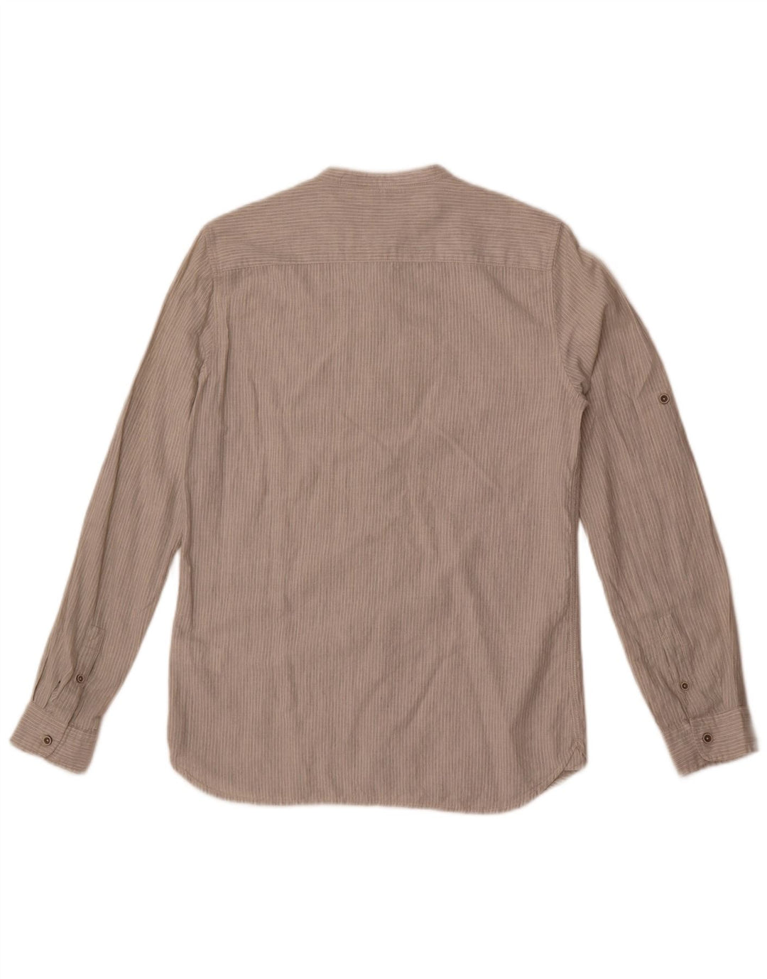 Cămașă Zara Băieți 13-14 Ani Gri Pinstripe Bumbac