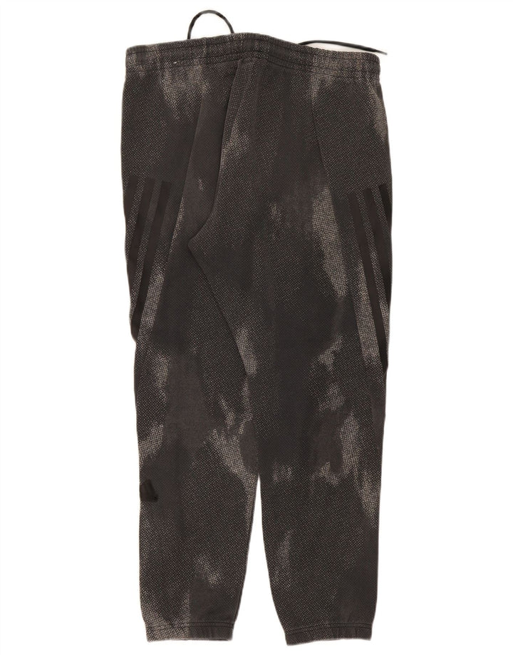 Pantaloni de trening pentru bărbați ADIDAS Joggeri mari, gri, camuflaj, poliester