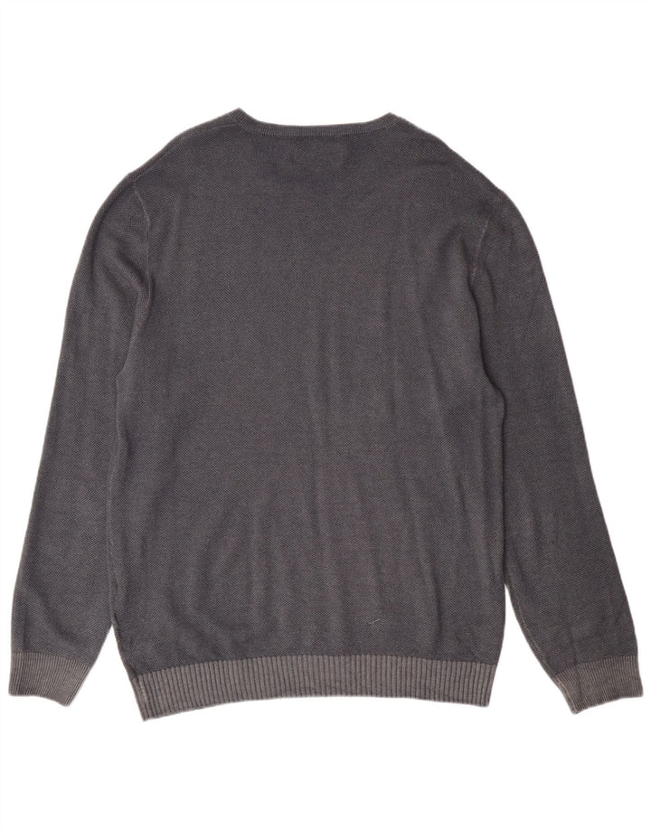REPLAY Mens Crew Neck Jumper Sweater 2XL Blue Wool