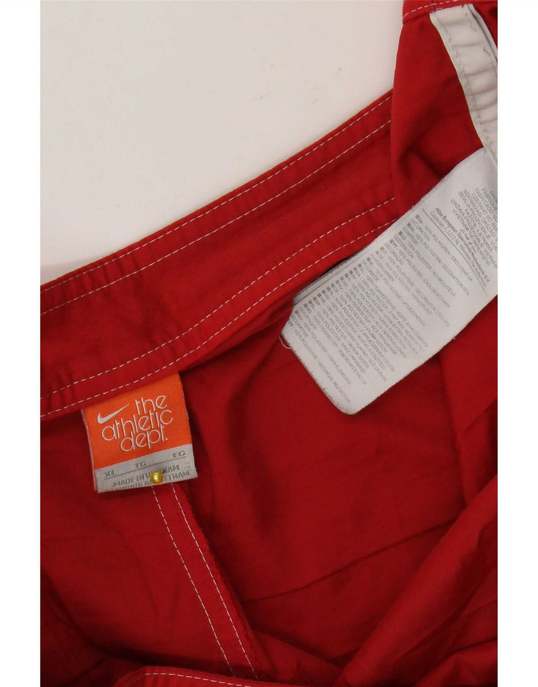 Costum de baie grafic pentru bărbați Nike XL poliester roșu