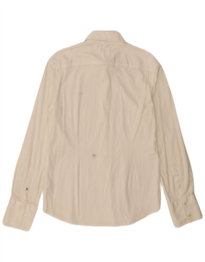 Cămașă pentru bărbați Tommy Hilfiger Slim Fit, mare, alb, bumbac