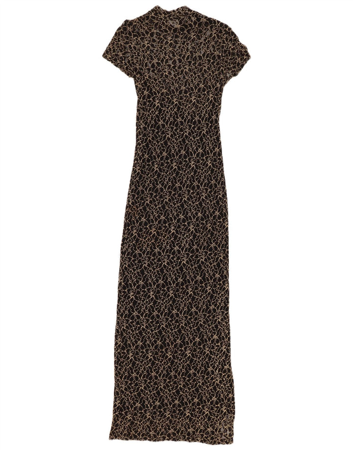 Rochie maxi din dantelă pentru femei WALLIS, UK 8, mică, neagră, florală, viscoză