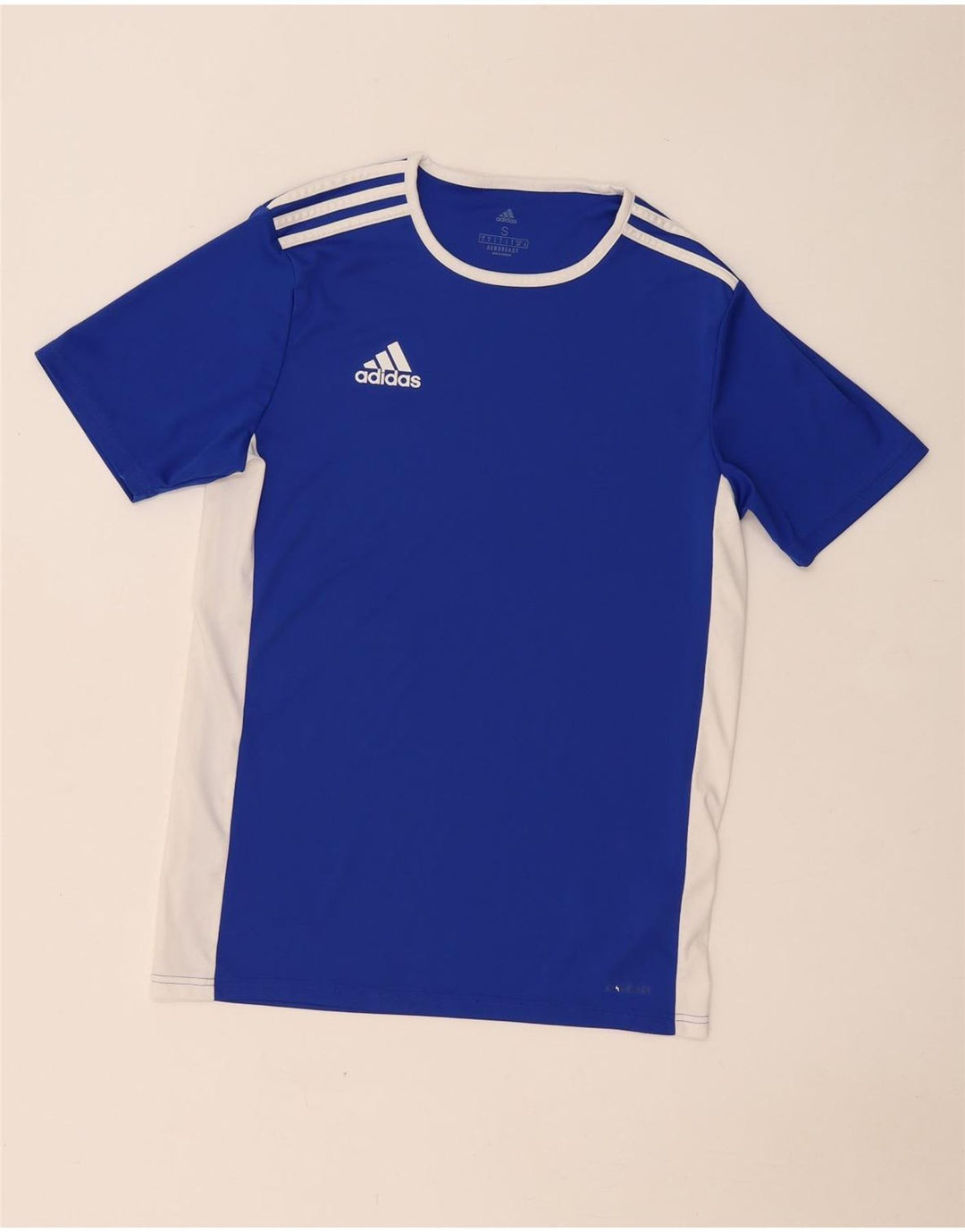 Tricou pentru bărbați Adidas Aeroready Top mic, albastru, poliester color bloc