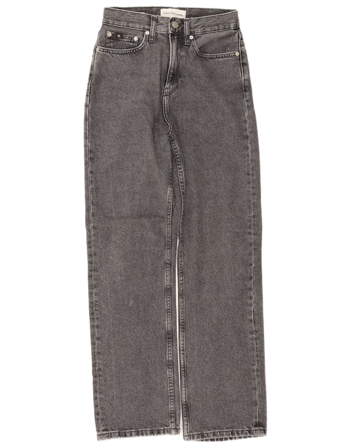 Blugi Calvin Klein pentru femei cu picioare largi W26 L28 gri