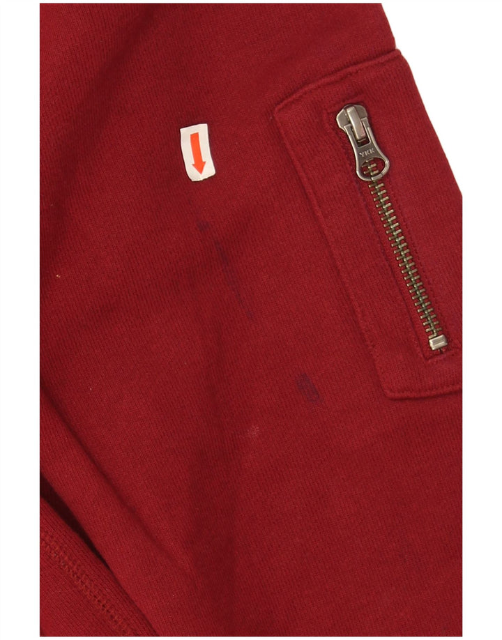 Hanorac grafic pentru bărbați Nike Pulover mic din bumbac burgundă