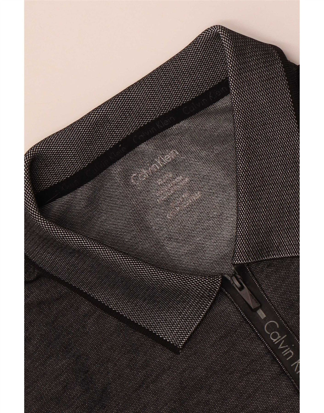 Cămașă polo Calvin Klein pentru bărbați, XL, gri pete
