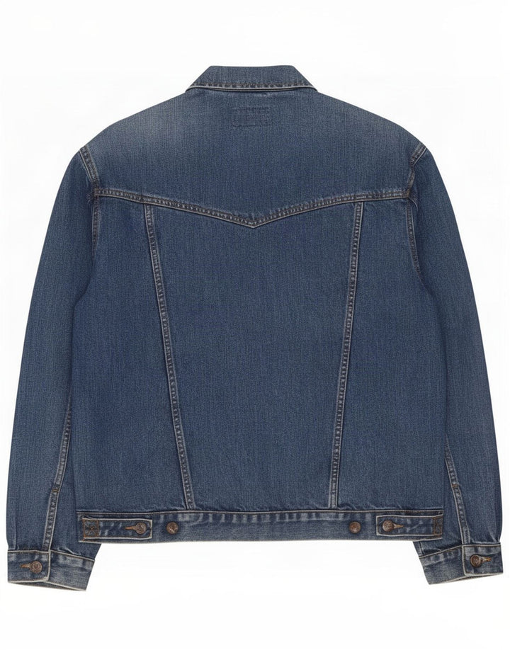 Jachetă de blugi pentru bărbați Wrangler UK 40, mare, albastru, bumbac