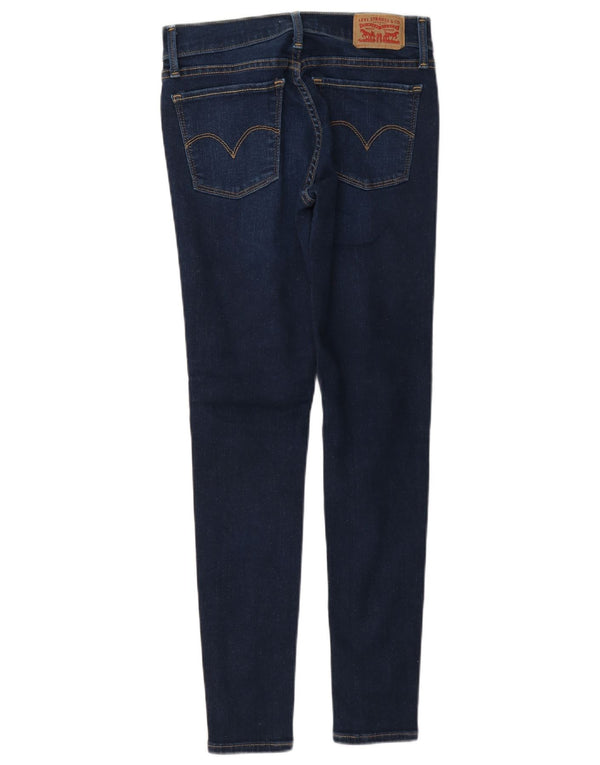 Blugi Levi's 710 Super Skinny pentru femei L25 L28 Bumbac bleumarin