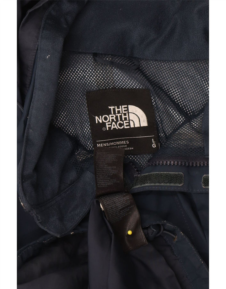 Jachetă de ploaie cu glugă pentru bărbați The North Face UK 40, mare, albastru, poliester