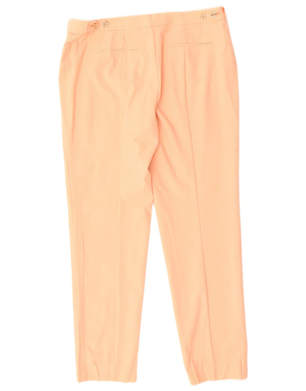Calvin Klein Pantaloni casual conici pentru femei US 4 Small W30 L27 Portocaliu