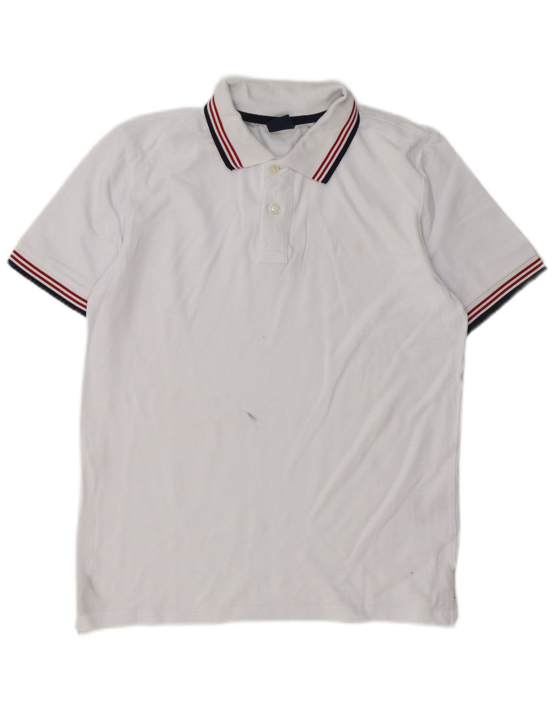 Tricou polo cu grafică North Sails pentru bărbați, bumbac alb mic