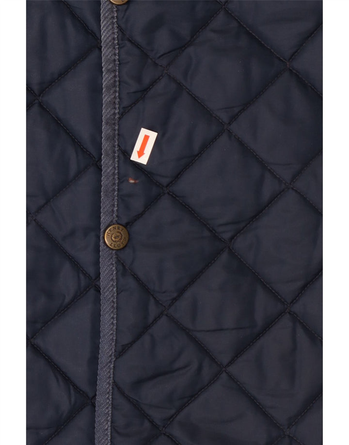 Jachetă matlasată pentru bărbați Henri Lloyd UK 42 XL Nailon bleumarin