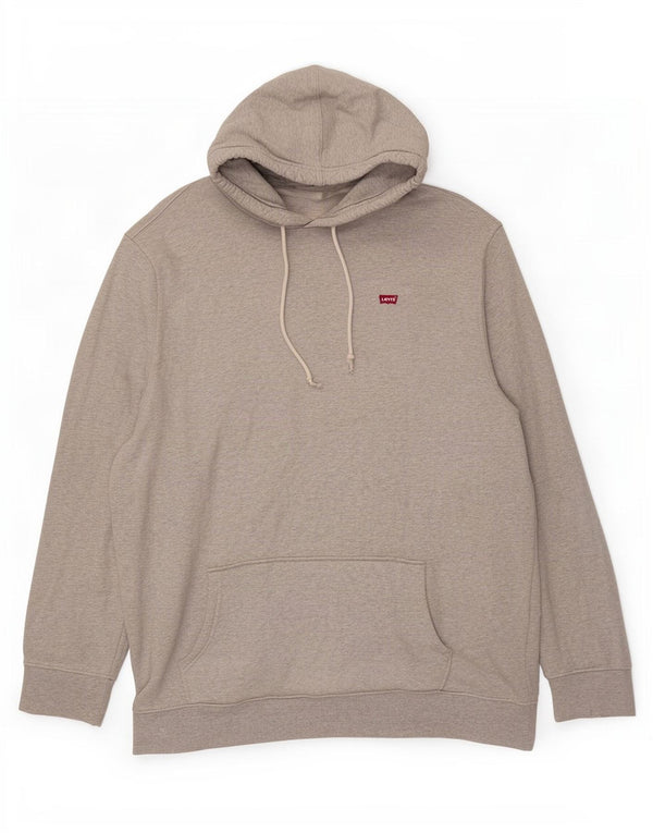 Pulover supradimensionat pentru femei Levi's UK 18 XL, bumbac cu pete gri