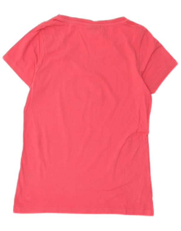 Tricou grafic Kappa pentru femei Top UK 8 Small Pink Bumbac