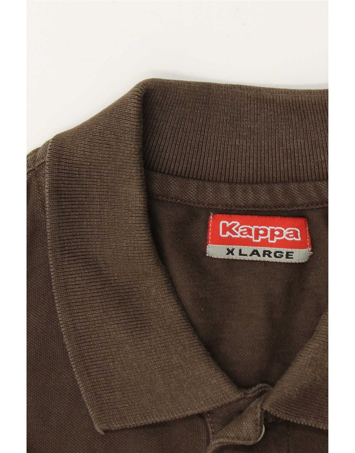 Cămașă polo pentru bărbați Kappa XL maro