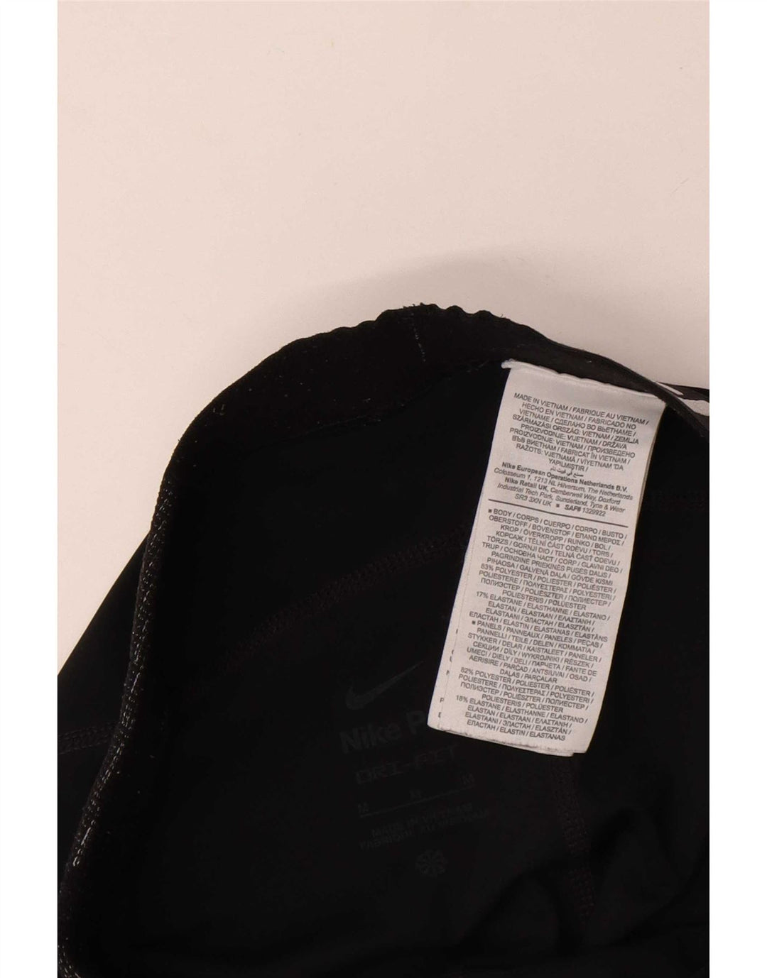 Leggings cu grafic Dri Fit Fila pentru femei UK 12 Poliester mediu negru