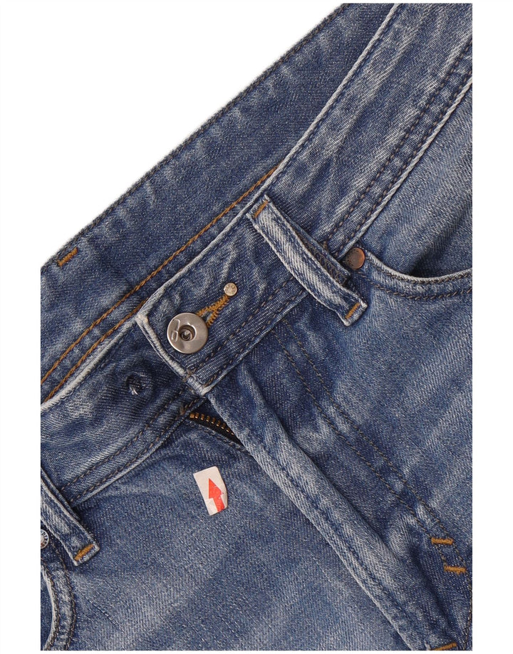 Pantaloni scurți din denim pentru bărbați Diesel W29, bumbac albastru mediu