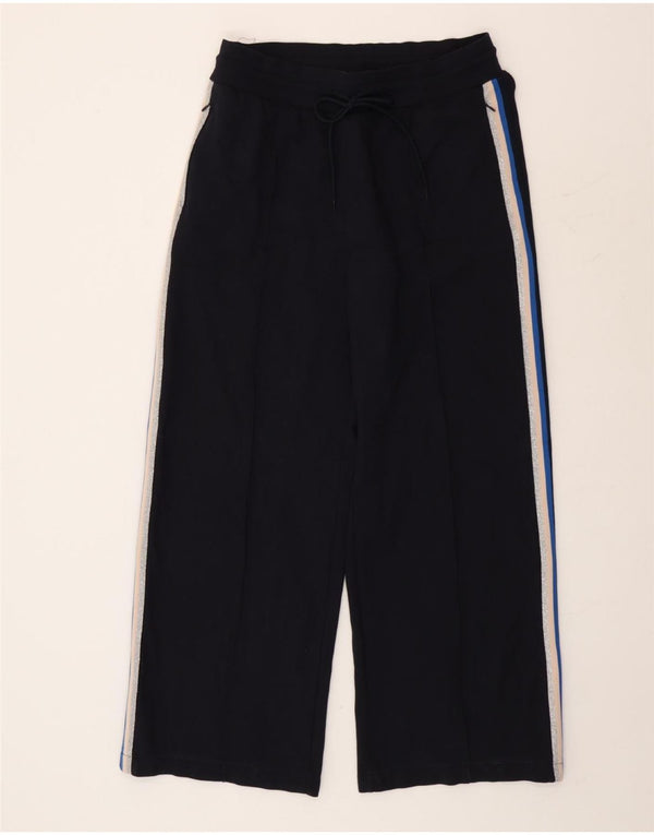 Pantaloni pentru femei Marks & Spencer cu talie înaltă UK 14 mare L30 L30 bleumarin