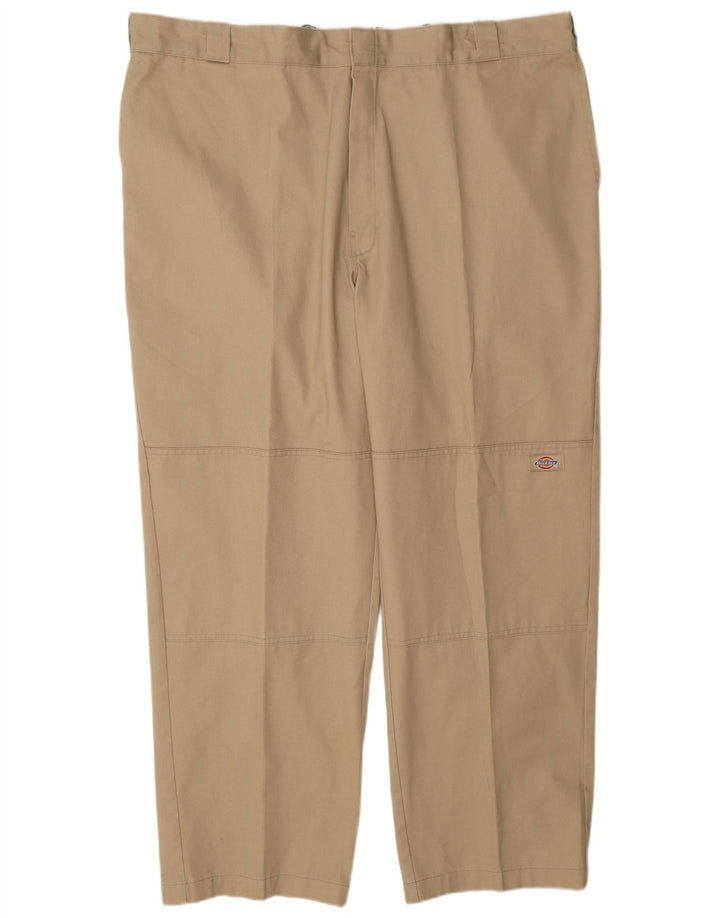 Pantaloni cargo dritti pentru bărbați Dickies W44 L32 poliester bej