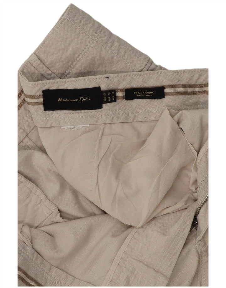 Pantaloni scurți chino Massimo Dutti pentru bărbați EU 44 Large W34 Gri
