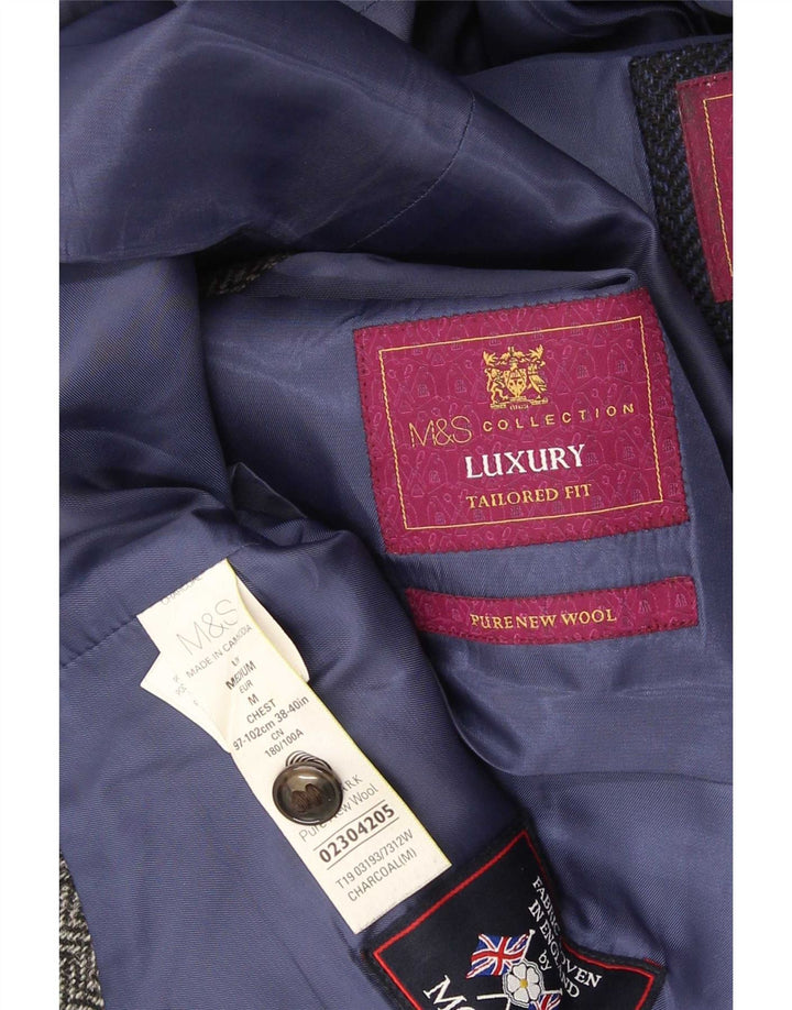 Set de piese pentru bărbați Marks & Spencer, croit, gri mediu, în oase