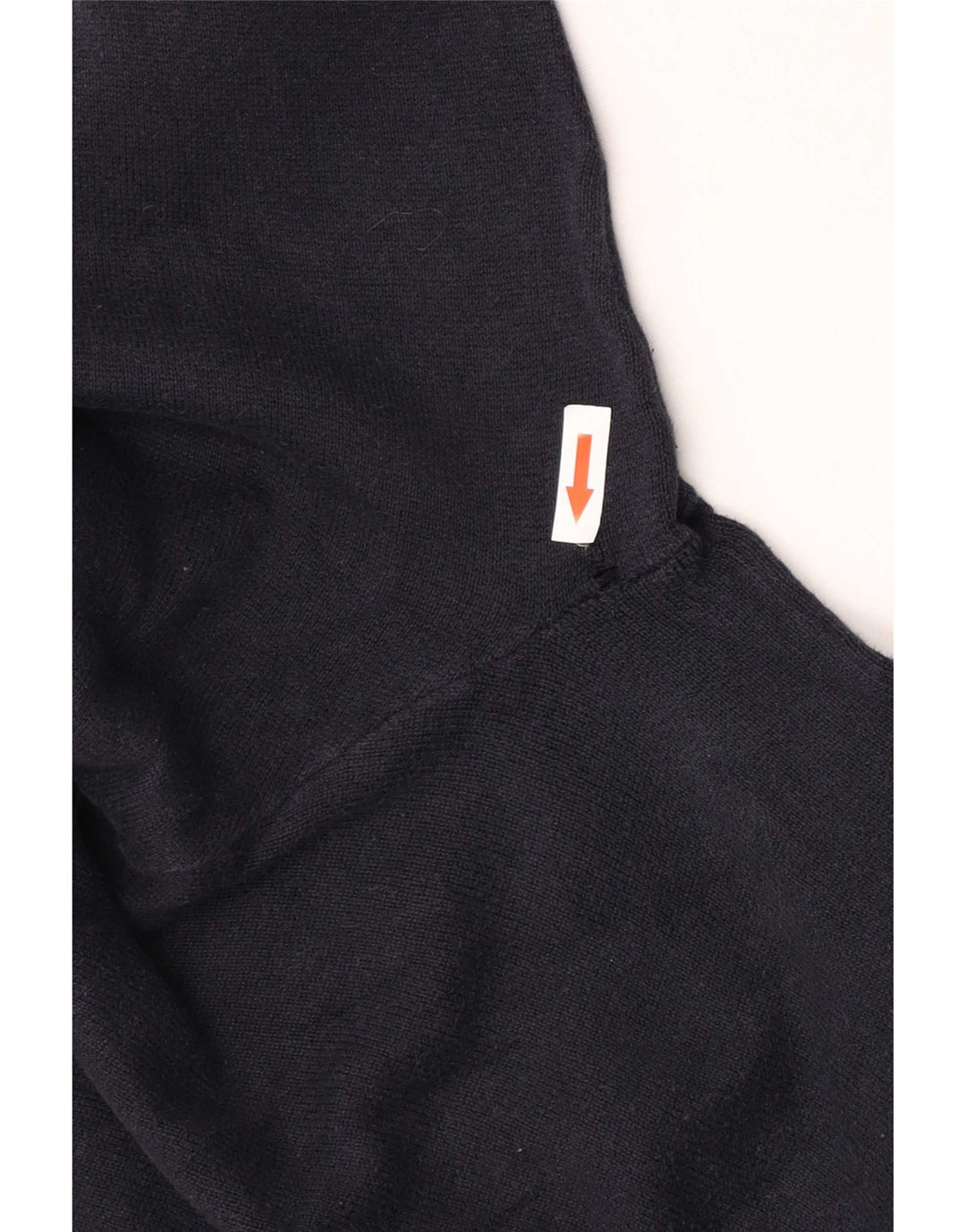 Gap Mens Button Neck Sweatshirt Jumper Large Navy Blue Cotton