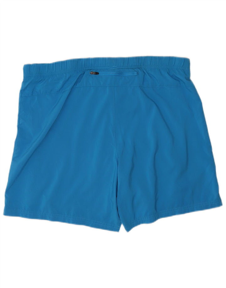 Pantaloni scurți sport Asics pentru bărbați, mari, albastru, poliester