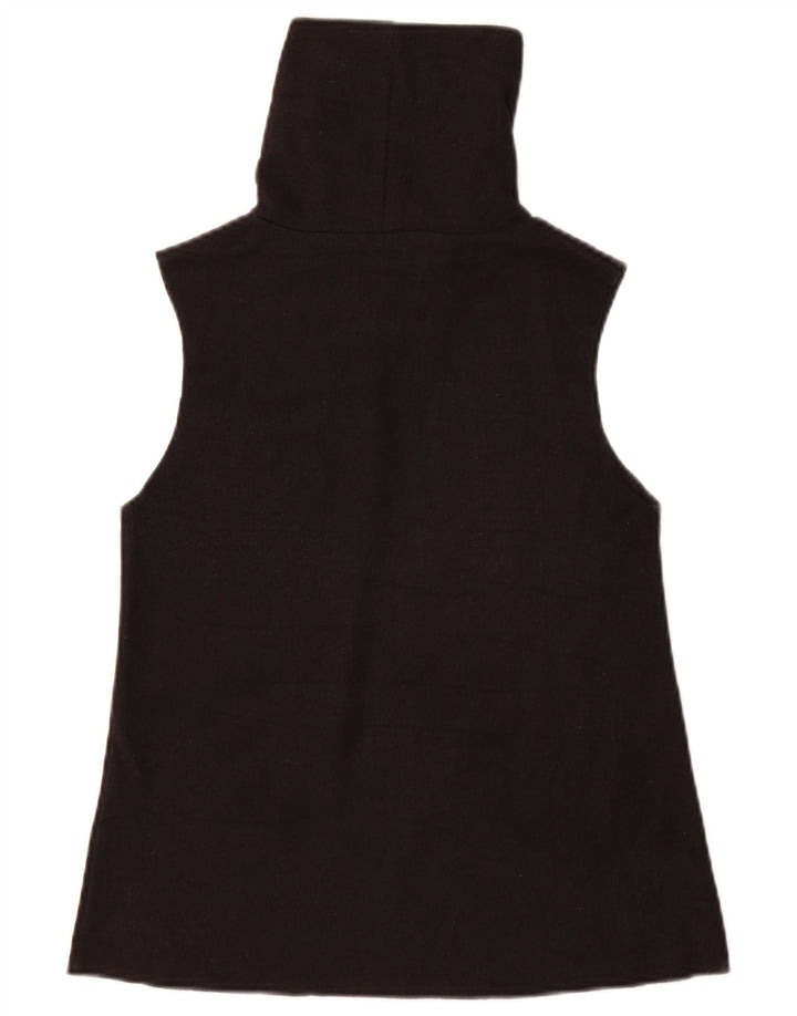 Vest Vest Top Femei Zara UK 8 Small Negru Bumbac