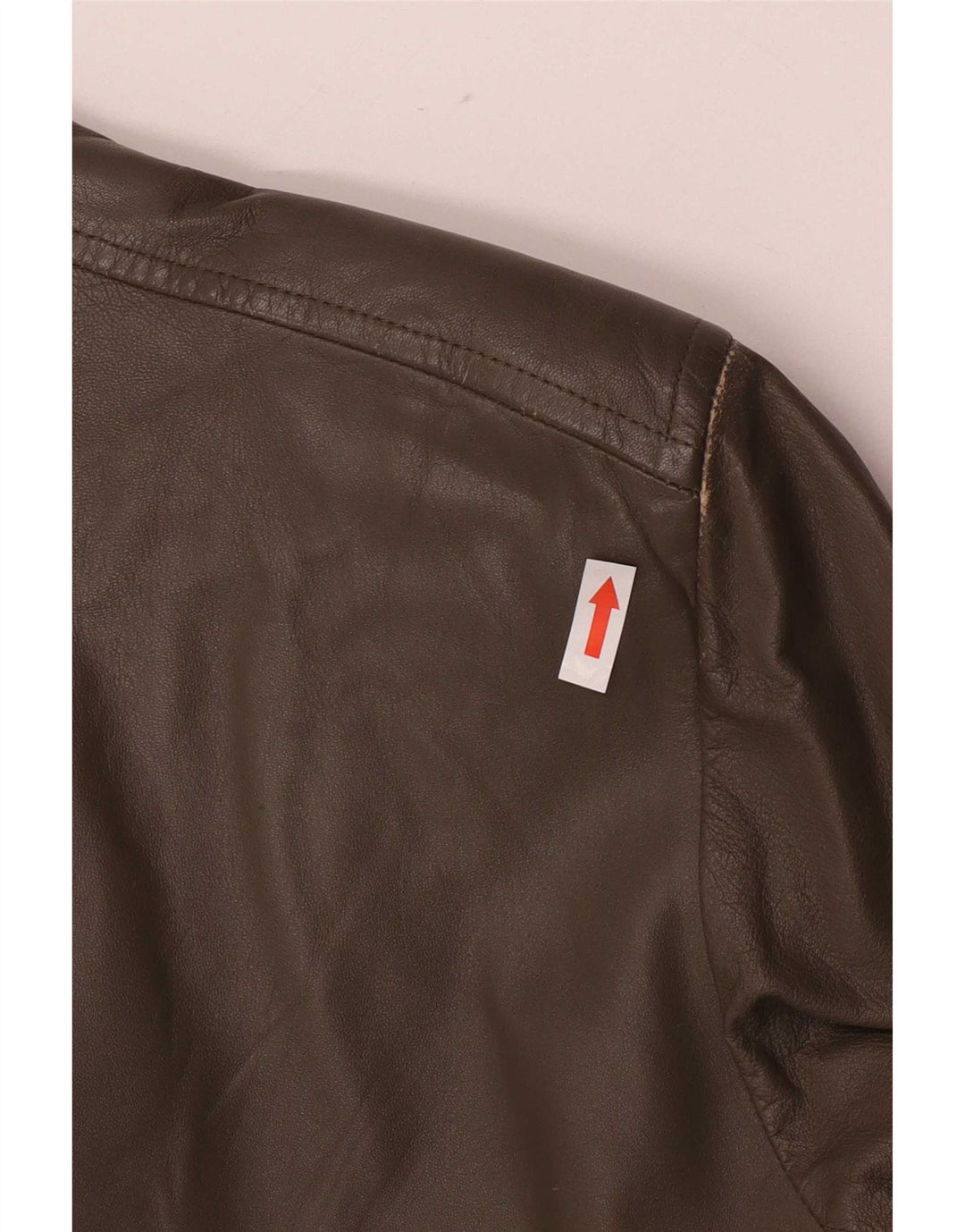 Geacă de piele vintage pentru femei IT 48 XL kaki