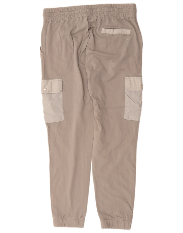 Pantaloni cargo Hugo Boss pentru bărbați, gri mediu