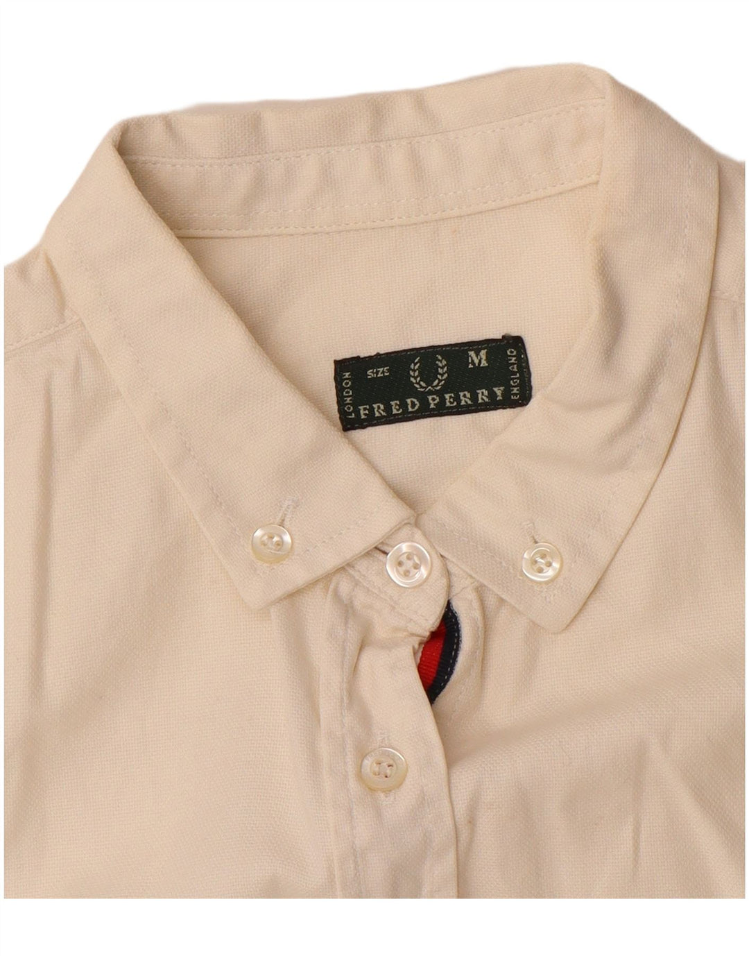 Cămașă Fred Perry pentru femei UK 12 Medium White