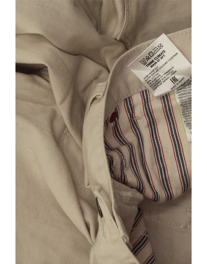 Pantaloni casual pentru bărbați Marks & Spencer Bootcut W32 L29, bumbac bej