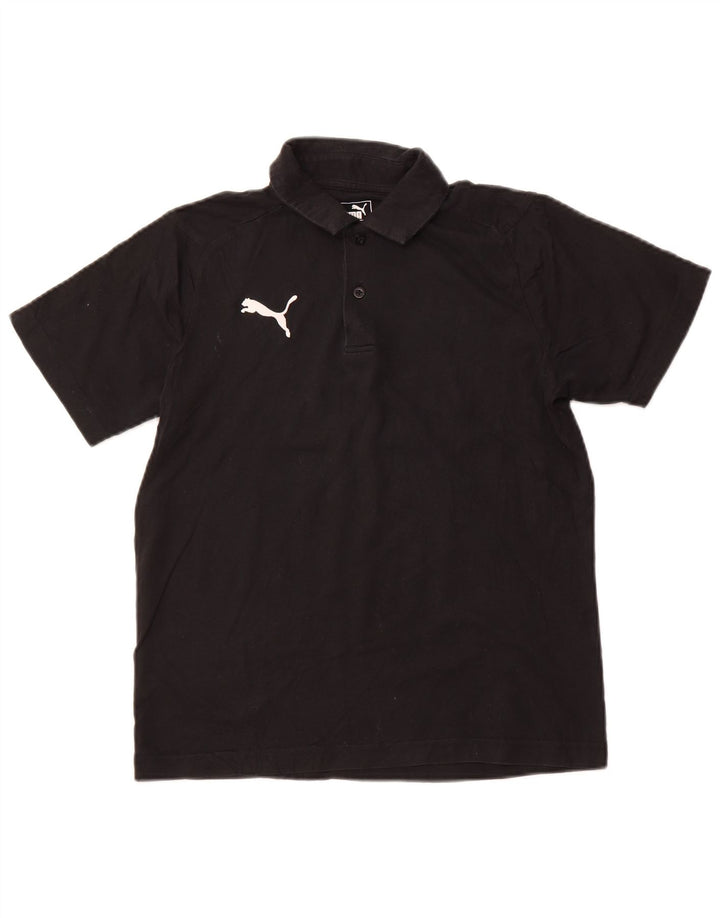 Tricou polo PUMA pentru băieți 13-14 ani, negru