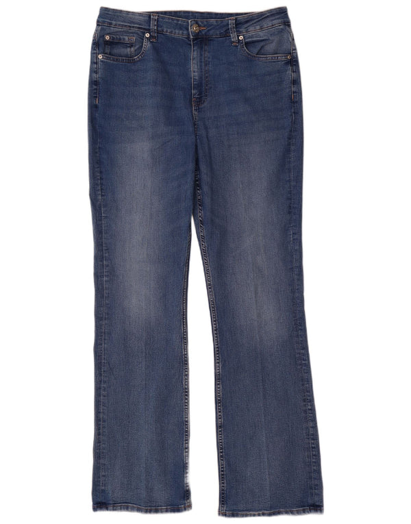 Blugi Bootcut pentru femei Marks & Spencer UK 16 Large W34 L33 Blue Bumbac