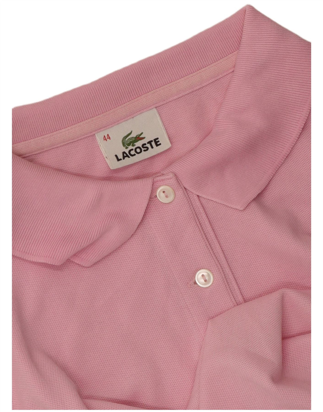 Tricou polo Lacoste pentru femei Mărimea 44 mare roz
