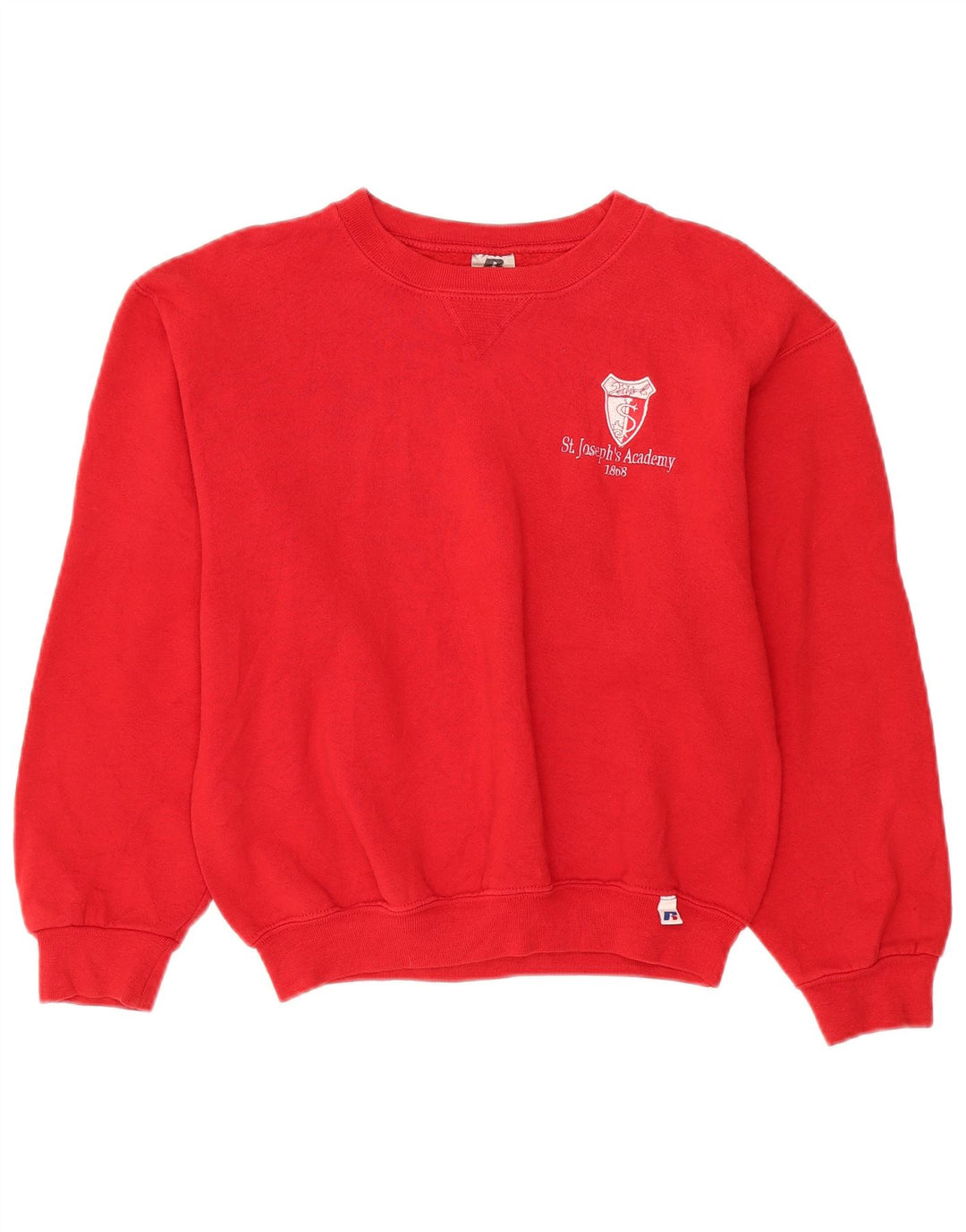 RUSSELL ATHLETIC Pulover supradimensionat pentru femei UK 10 Bumbac roșu mic