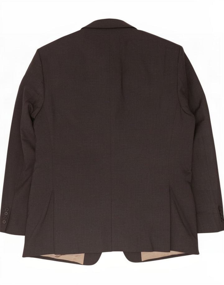Marks & Spencer jachetă pentru bărbați cu 2 nasturi, UK 46 XL, lână gri