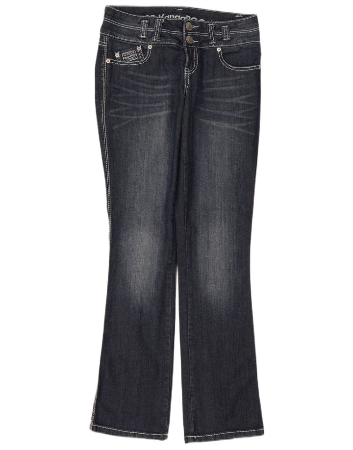 Kangaroos Blugi Bootcut pentru femei UK 12 Medium L30 L34 Bumbac bleumarin