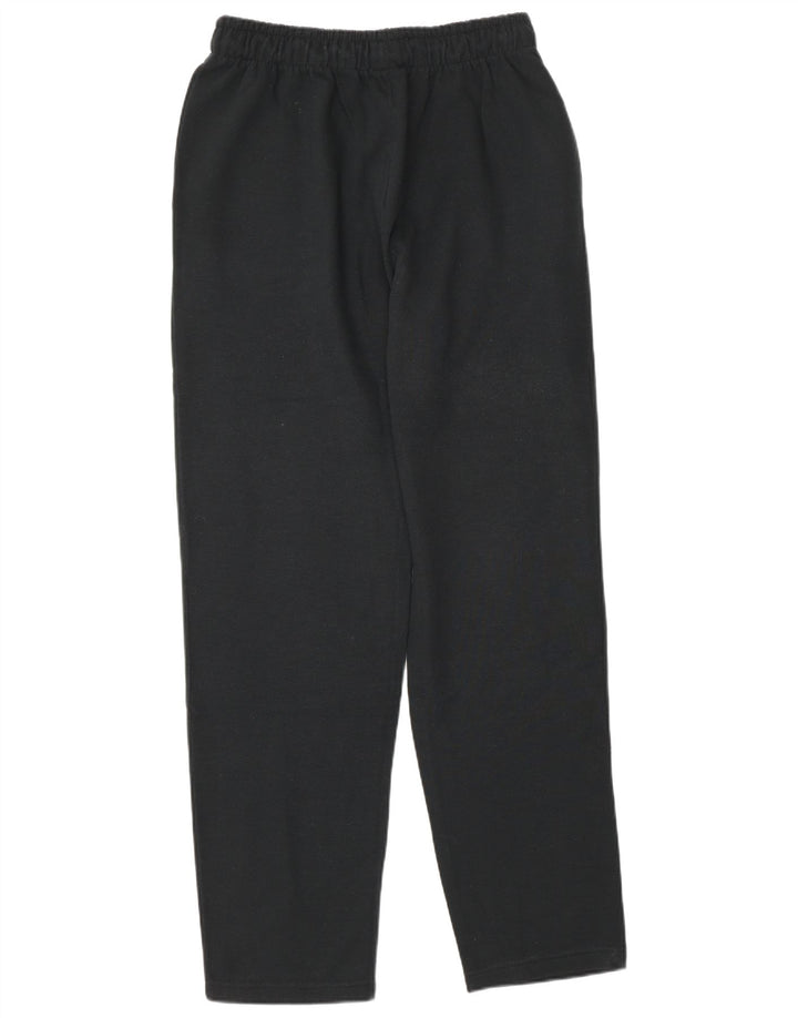 Pantaloni de trening Champion pentru bărbați, bumbac mediu negru