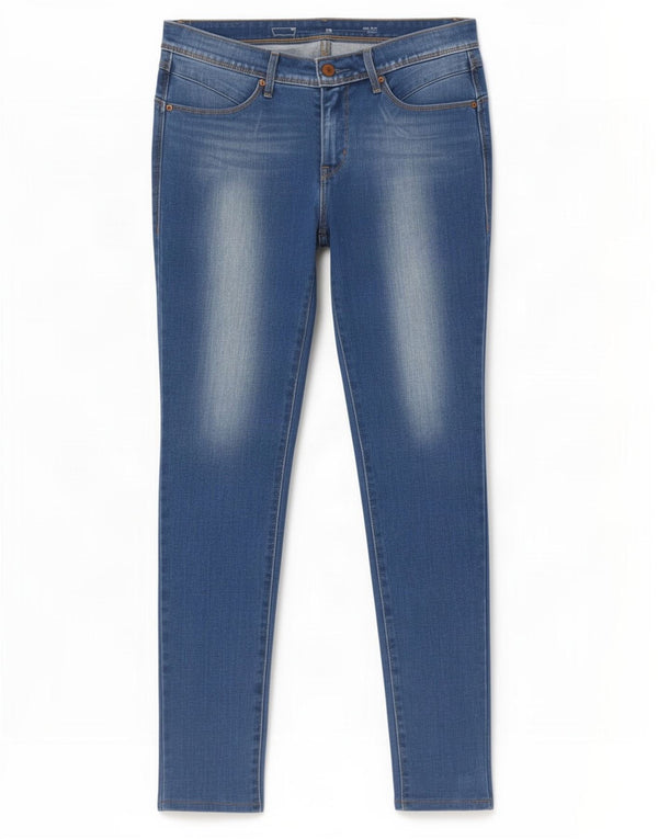 Blugi skinny Levi's pentru femei cu talie medie W28 L30 albastru