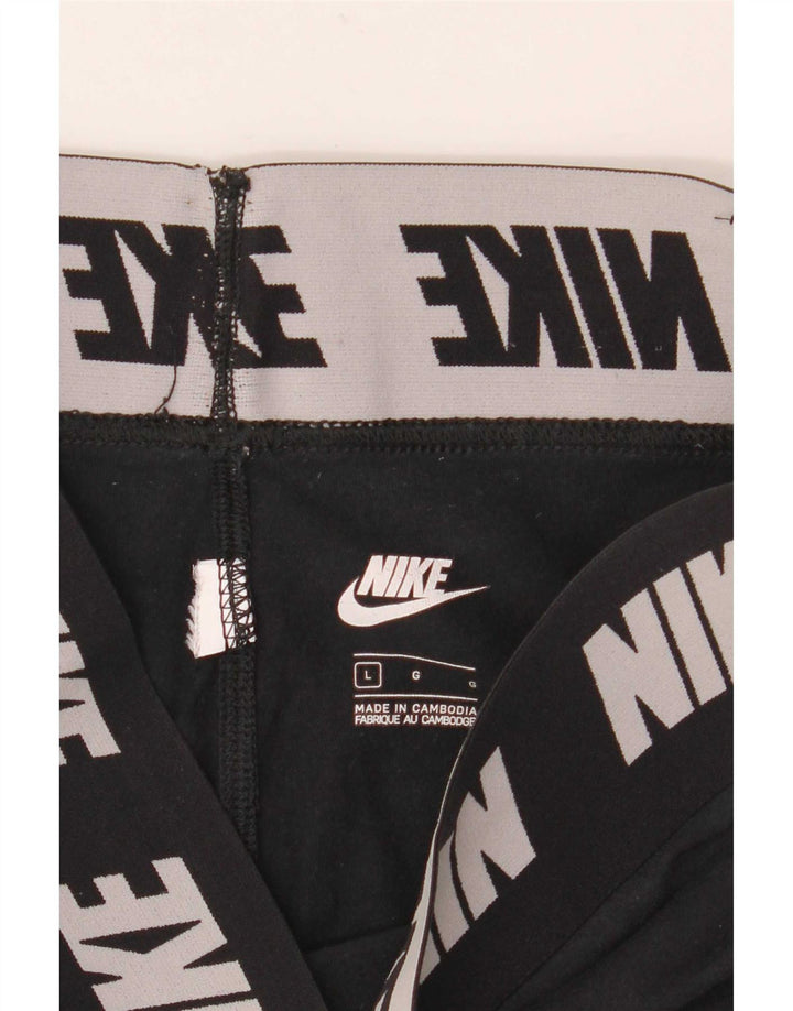 Leggings grafic Nike pentru bărbați, mari, negri