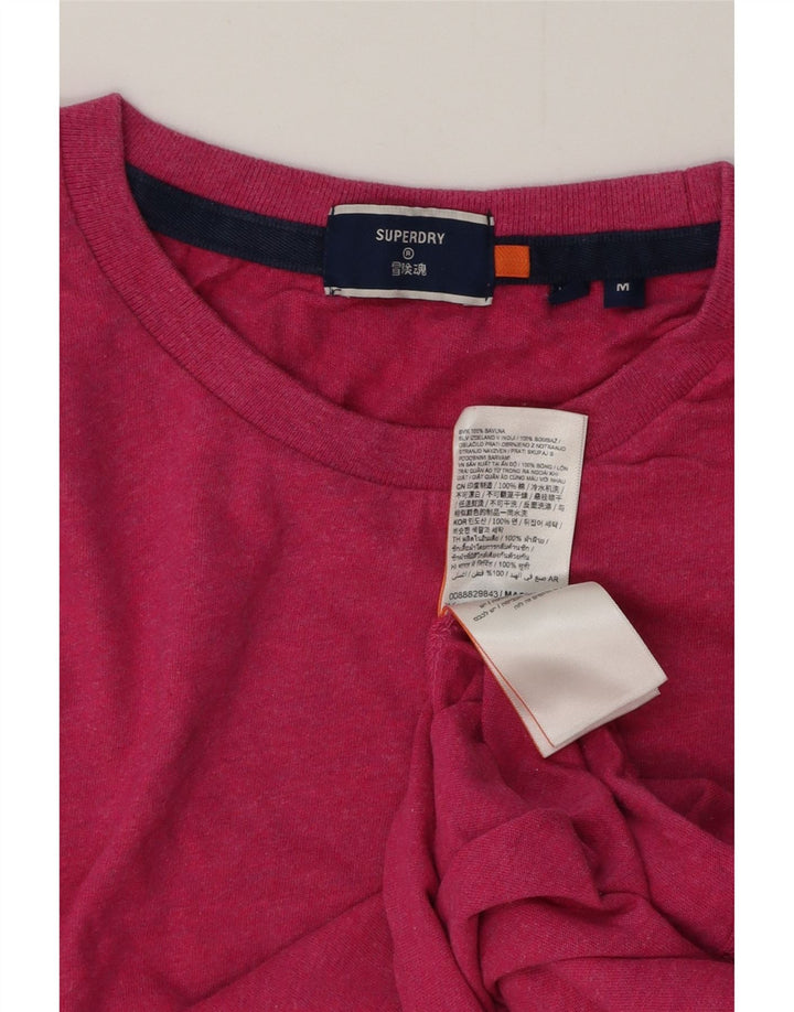 Tricou pentru bărbați Superdry Top Medium Pink Bumbac