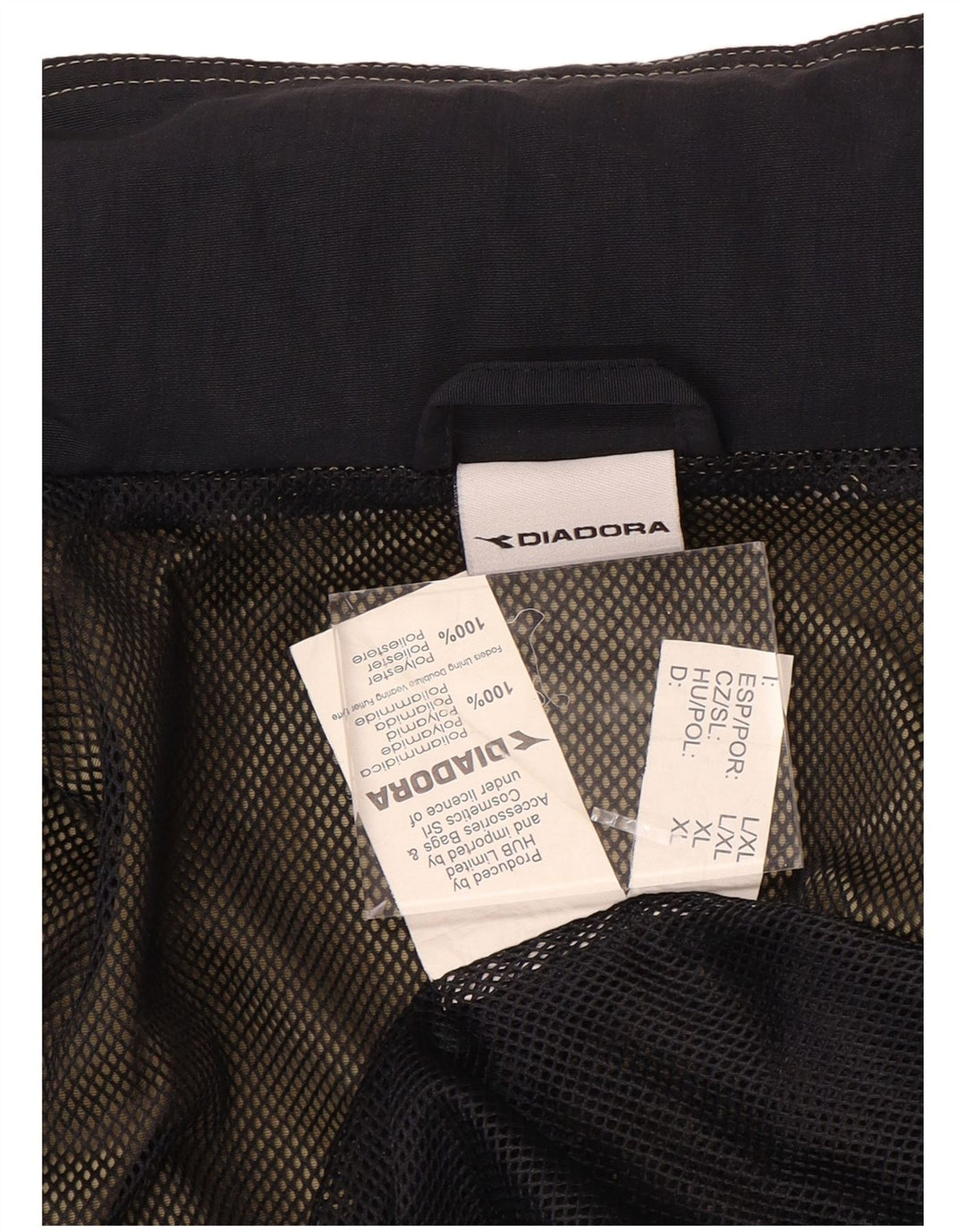 Jachetă de ploaie Diadora pentru bărbați UK 42 XL Bej Poliamidă