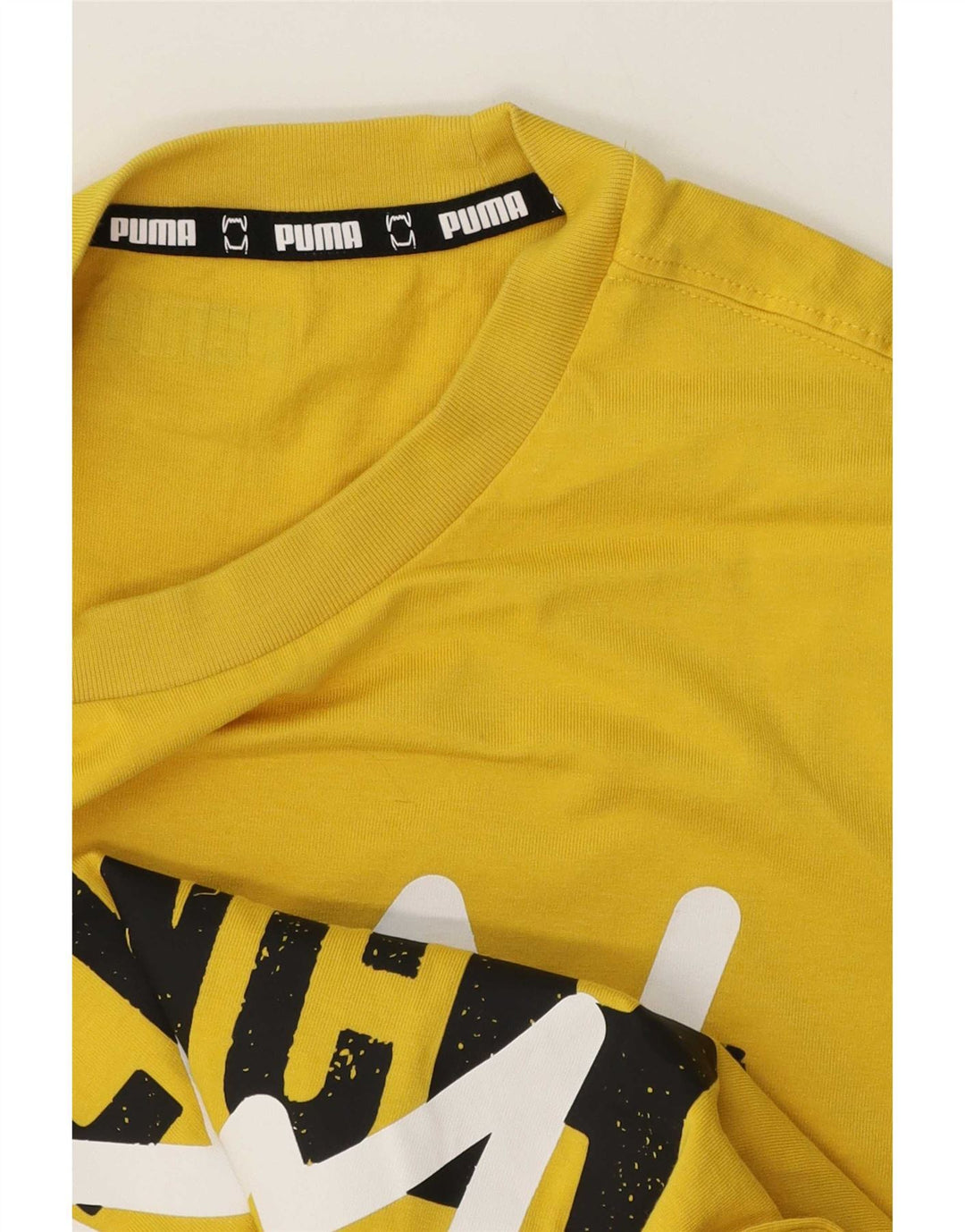 Tricou grafic Puma Don't Flinch Regular pentru bărbați Top mic galben