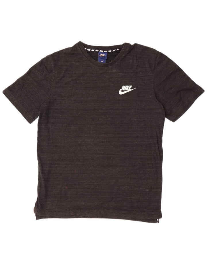 Tricou pentru bărbați Nike Top mediu gri bumbac cu pete