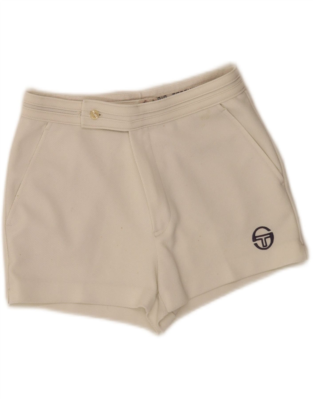 Pantaloni scurți chino pentru femei Sergio Tacchini IT 42 Medium W26 Alb