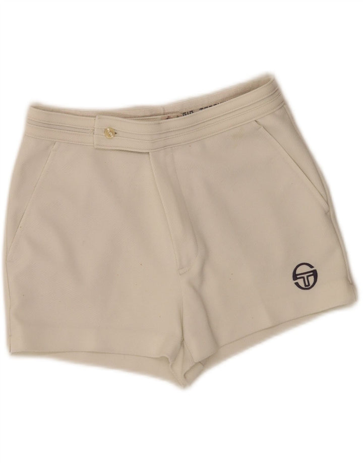 Pantaloni scurți chino pentru femei Sergio Tacchini IT 42 Medium W26 Alb