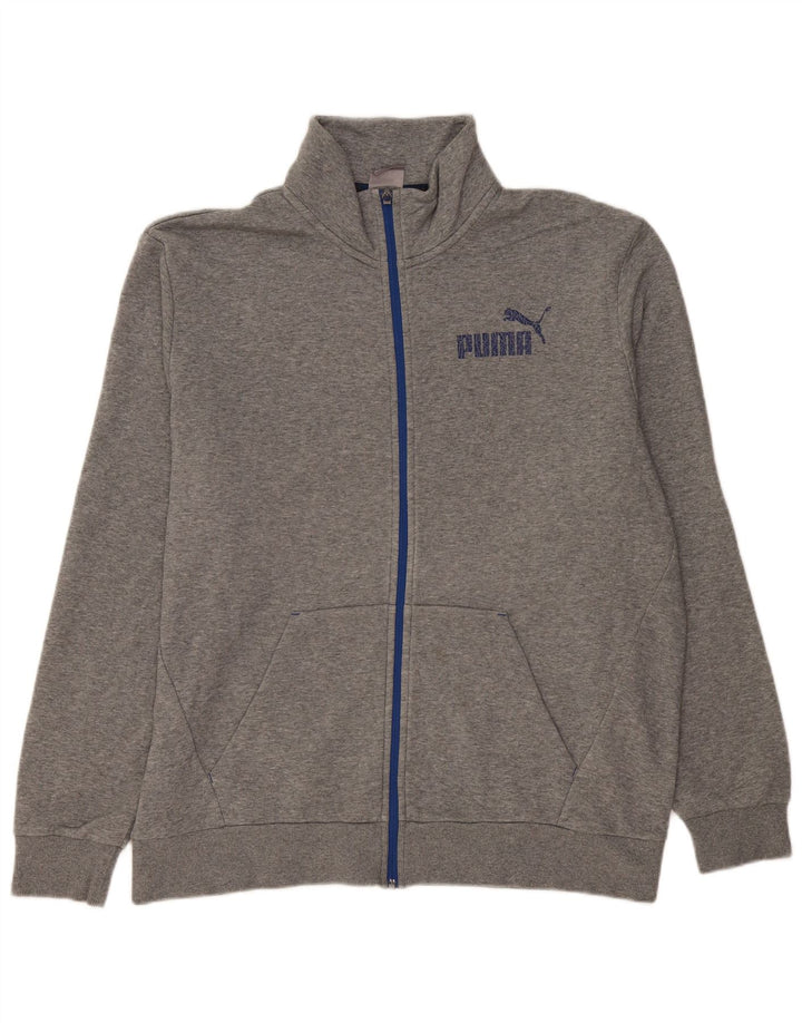 Jachetă de top pentru trening Puma pentru bărbați, XL, gri bumbac